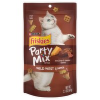 Purina Friskies Party Mix Beef, Liver & Cheddar Flavors Cat Treats, 2.1 oz, 2.1 Ounce