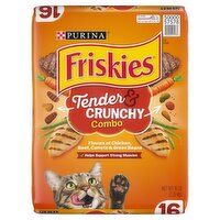 Purina Friskies Tender & Crunchy Combo Cat Food, 16 lb