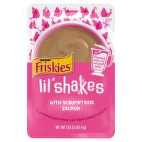 Purina Friskies Lil' Shakes with Scrumptious Salmon Cat Food, 1.55 oz