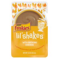 Purina Friskies Lil' Shakes Cat Food with Enticing Chicken, 1.55 oz