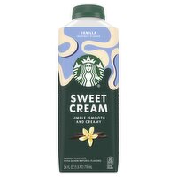 Starbucks Sweet Cream Vanilla Flavored Coffee Creamer, 24 fl oz