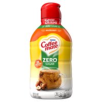 Coffee Mate Zero Sugar Hazelnut Non-Dairy Creamer, 64 fl oz