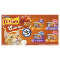 Purina Friskies TurChicken Cat Food Varity Pack, 5.5 oz, 40 count