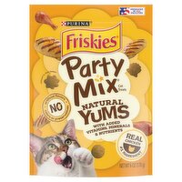 Purina Friskies Party Mix Natural Yums Cat Treats, 6 oz