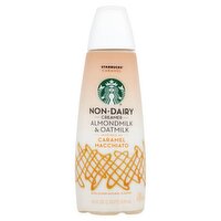 Starbucks Caramel Macchiato Almondmilk & Oatmilk Non-Dairy Coffee Creamer, 28 fl oz, 28 Fluid ounce