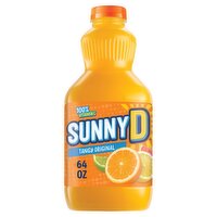 Sunny D Tangy Original Orange Flavored Citrus Punch Drink, 64 fl oz