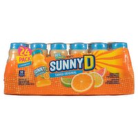 Sunny D Tangy Original Orange Flavored Citrus Punch Juice, 6.75 fl oz, 24 count