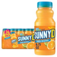 Sunny D Tangy Original Orange Flavored Citrus Punch Juice, 6.75 fl oz, 24 count