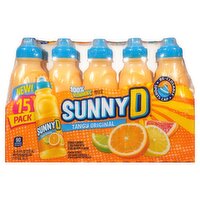 Sunny D Tangy Original Orange Flavored Citrus Punch Juice, 11.3 fl oz, 15 count