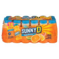 Sunny D Tangy Original Orange Flavored Citrus Punch, 6.75 fl oz, 18 count