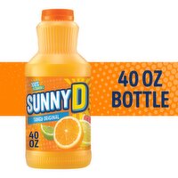 Sunny D Tangy Original Orange Flavored Citrus Punch Drink, 40 fl oz