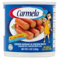 Carmela Chicken Sausage in Chicken Broth, 5 oz, 5 Ounce