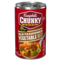 Campbell's Chunky Old Fashioned Vegetable Beef Soup, 18.8 oz, 18.8 Ounce