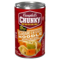 Campbell's Chunky Classic Chicken Noodle with White Meat Chicken Soup, 18.6 oz