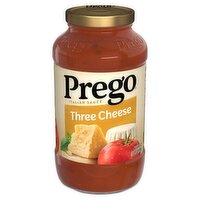 Prego Prego Three Cheese Italian Sauce, 24 oz, 24 Ounce 