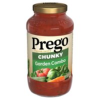 Prego Chunky Garden Combo Italian Sauce, 23.75 oz, 23.75 Ounce