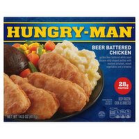 Hungry-Man Beer Battered Chicken, 14.5 oz