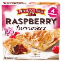 Pepperidge Farm Raspberry Turnovers, 4 count, 12.5 oz