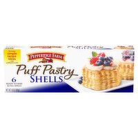 Pepperidge Farm Puff Pastry Shells, 6 count, 10 oz, 10 Ounce