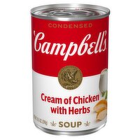 Campbell's Cream of Chicken with Herbs Condensed Soup, 10 oz, 10.5 Ounce