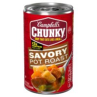 Campbell's Chunky Savory Pot Roast Soup, 18.8 oz, 18.8 Ounce