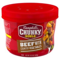 Campbell's Chunky Bowls Beef with Country Vegetables Soup, 15.25 oz