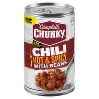 Campbell's Chunky Chili Hot & Spicy with Beans Soup, 19 oz