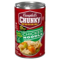 Campbell's Chunky Chicken Noodle Soup, 18.6 oz, 18.6 Ounce