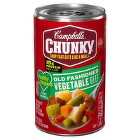 Campbell's Chunky Old Fashioned Vegetable Beef Soup, 18.8 oz, 18.8 Ounce