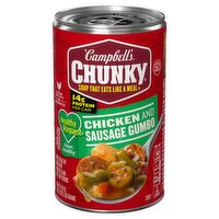 Campbell's Chunky Chicken and Sausage Gumbo Soup, 18.8 oz, 18.8 Ounce