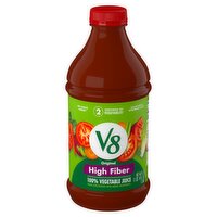 V8 Original High Fiber 100% Vegetable Juice, 46 fl oz, 46 Fluid ounce