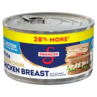 Swanson White Premium Chunk Chicken Breast with Rib Meat Packed in Water, 12.5 oz