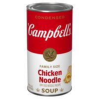 Campbell's Chicken Noodle Condensed Soup Family Size, 22.4 oz