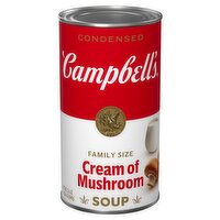 Campbell's Condensed Cream of Mushroom Soup Family Size, 22.6 oz, 22.6 Ounce