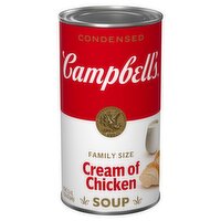 Campbell's Cream of Chicken Condensed Soup Family Size, 22.6 oz, 22.6 Ounce