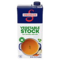 Swanson Vegetable Stock, 32 oz, 32 Ounce