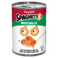 Campbell's SpaghettiOs Meatballs Pasta, 15.6 oz, 15.6 Ounce