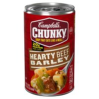 Campbell's Chunky Hearty Beef Barley Soup, 18.8 oz, 18.8 Ounce