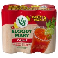 V8 Original Bloody Mary Non-Alcoholic Drink Mix Party Pack, 8 fl oz, 6 count, 48 Fluid ounce