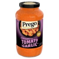 Prego Creamy Tomato with Garlic Italian Sauce, 23.75 oz, 23.75 Ounce