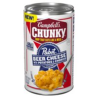 Campbell's Chunky Pabst Beer Cheese with Potatoes & Chorizo Soup, 18.8 oz
