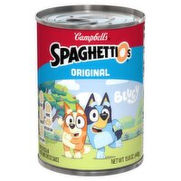 Campbell's SpaghettiOs Bluey Original Shaped Pasta in Tomato and Cheese Sauce, 15.8 oz