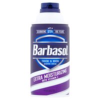 Barbasol Extra Moisturizing with Vitamin E Shaving Cream, 10 oz