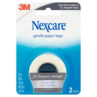 Nexcare™ Gentle Paper First Aid Tape, 2 in x 10 yd, Carded