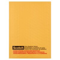 Scotch 6 in x 9.25 in Poly Bubble Mailer