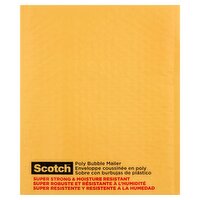 Scotch Poly Bubble Mailer, Size 2