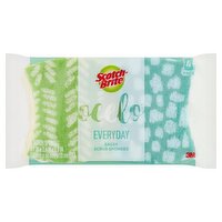 Scotch-Brite® ocelo™ No Scratch Scrub Sponges, 4/Pack