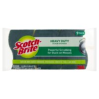 Scotch-Brite® Heavy Duty Scrub Sponge, 9/Pack, 9 Each