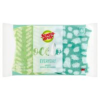 Scotch-Brite® ocelo™ No Scratch Scrub Sponge, 6/Pack