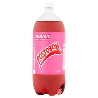 Postobon Apple Flavored Soda, 2 liter